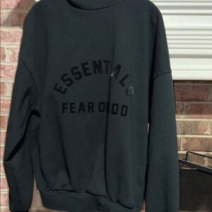 Fear of God Essentials Black Pullover stretch Limo size XS